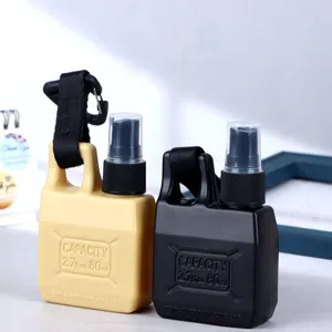 Portable 80ml mini jerrycan spray bottle for outdoor travel and camping sub-bottling.