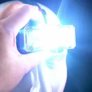 LED oplaadbare koplamp buiten sterk licht usb werk hardlopen 3 modi hoofdlamp
