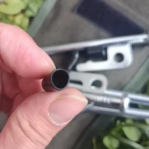 Black rubber protective cap 8mm tent stake cover plug sleeve for outdoor hardware accessories