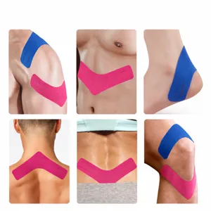 V-vormige kinesiology tape sportverband voor spierondersteuning, knie, schouder en rug fitness.
