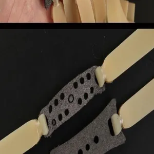 Flache Gummibänder und Taschen-Detail für den Ersatz von Schleudern, hohe Elastizität.