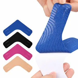 V-vormige kinesiology tape voor knieondersteuning, sport spierverband, fitness band.