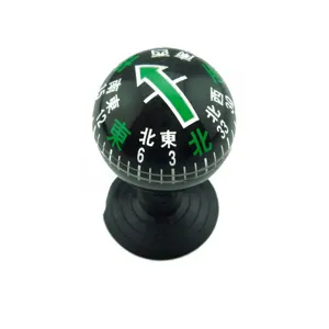 Car Ball Compass Portable Outdoor Plastic Compass With Suction Cup Base For Automotive Hiking Camping Navigation