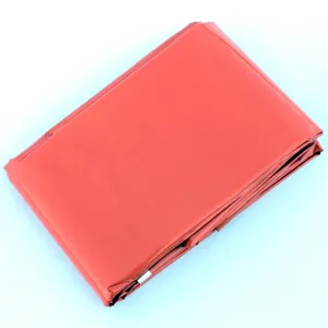 Coperta di sopravvivenza d'emergenza in alluminio PE portatile per campeggio all'aperto.