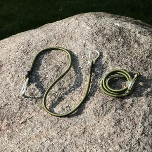 Outdoor 8mm elastisches Bungee-Seil mit Karabinerhaken für Camping Gepäck Zelte Aufhängen.
