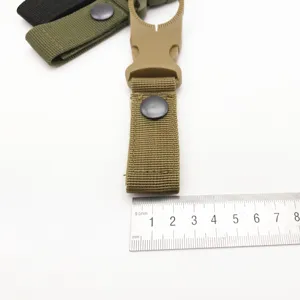 Outdoor Taktisch Nylon Wasserflasche Gurt Schnalle mit Schnellspanner Plastikschnalle und Skala.