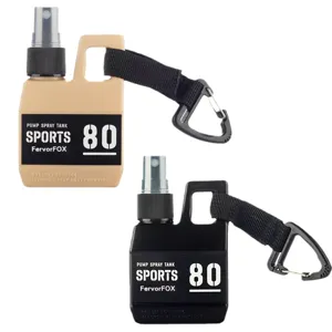 Portable Outdoor Travel Camping Spray Bottle Mini Jerry Can Design Plastic Liquid Dispenser With Carabiner