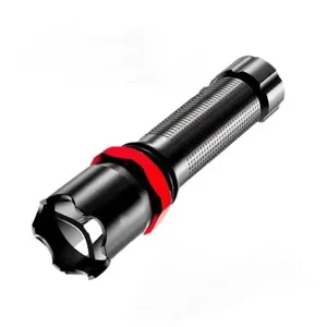 High power rechargeable tactical LED flashlight, portable heavy duty outdoor lighting torch.