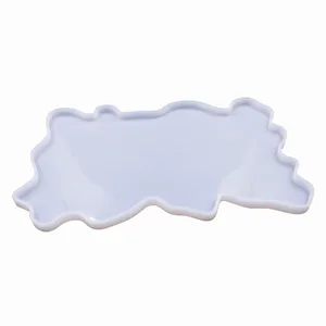 Silicone mold detail view, flexible epoxy resin casting tool for DIY crafts and home decor.