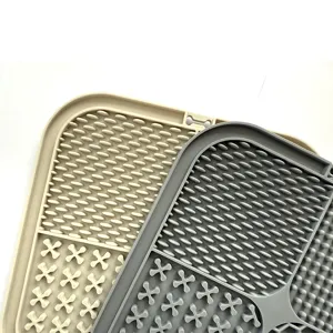 Tapis d'alimentation lente pour animaux en silicone tapis de léchage pour chien accessoire