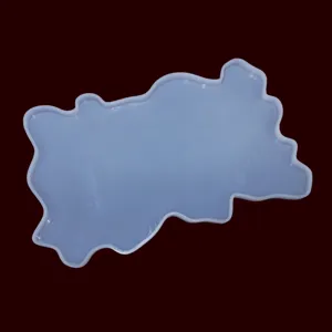 DIY silicone mold for crystal epoxy resin, irregular cartoon silhouette casting tool for crafts.
