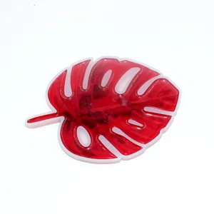 Red monstera leaf resin mold silicone coaster casting mold DIY craft tool accessory