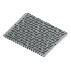 Dettaglio tappetino scolo silicone antiscivolo resistente al calore cucina superficie.