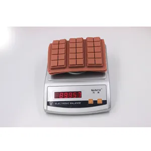 Molde de chocolate silicona rectangular cuadrado reposteria DIY molde tarta detalle.