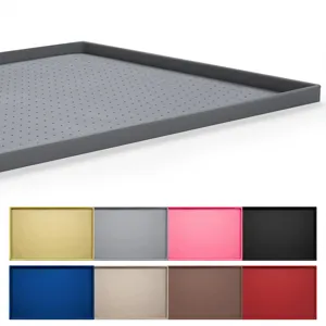 Silikon Abtropfmatte für Küchenarbeitsplatte, Hitzebeständige rutschfeste Matte.