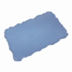 Silicone tray mold irregular wave edge resin casting mold DIY fruit plate coaster craft tool