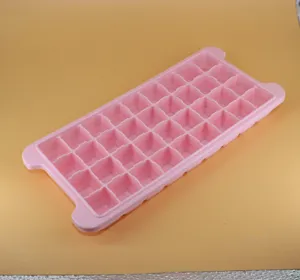 Pink 36-grid ice cube tray silicone ice block mold DIY home kitchen bar tool accessory