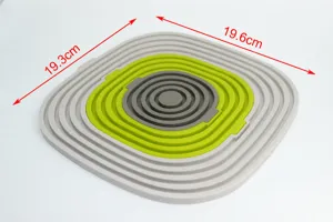 Alfombrilla de aislamiento térmico de silicona plegable para mesa, antiquemaduras