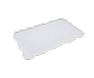 DIY crystal epoxy resin silicone mold for irregular fruit tray coaster ornament making