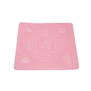 Thickened heat-resistant silicone baking mat with scale non-stick pastry rolling and kneading pad