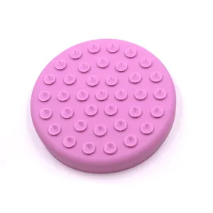 Roze siliconen huisdier slow feeder zuignap mat antislip kom onderlegger voor katten honden