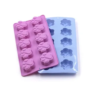 Molde de Cubitos de Hielo de Silicona de Grado Alimenticio Creativa Caja de Hielo de 15 Rejillas Contenedor de Alimentos para Bebés Herramienta de Cocina