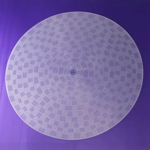 Silikon Dampfgarer Matte 50cm rundes Lochblech Polster fuer Kochen Knoedel Kueche weiss.