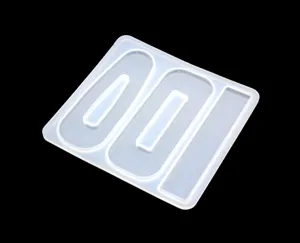 Siliconen mal detailweergave, doorschijnende DIY hars handwerk gereedschap voor haarspelden.