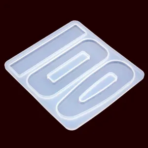DIY transparante siliconen mal voor haarspelden, epoxy hars gietmal voor handgemaakte sieraden.