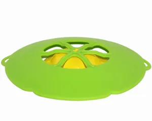 Silikon Ueberlaufschutz Detailansicht, hitzebestaendiges Kuechen Topfdeckel Teil