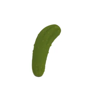 Silicone cucumber wine stopper, creative green vegetable bottle plug for kitchen and bar use.