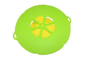 Couvercle anti-debordement en silicone pour cuisine, couvercle resistant detail vue.