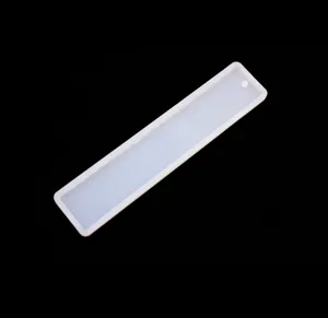 Transparentes Silikon Lesezeichen Form fuer DIY Epoxidharz Handwerk rechteckig