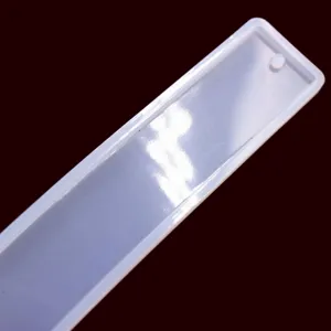 Silikon Lesezeichen Form Detailansicht, durchsichtiges Epoxidharz Gießwerkzeug für DIY.
