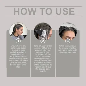 Haarfärbe-Shampoo Anleitung drei einfache Schritte für saubere Pflege und schöne Haarfarbe