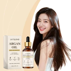 Jaysuing argan oil multi-use hair skin nail treatment 118ml lightweight easy absorbing.