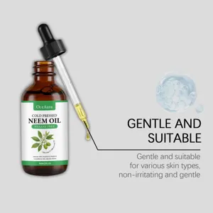 OceAura kaltgepresstes Neemöl 60ml natürliche Bio Haarpflege und Hautpflege Öl ideal