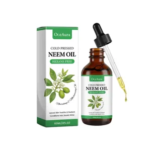 Kaltgepresstes Neemöl 60ml Bio Haar- und Hautpflege feuchtigkeitsspendendes Serum.