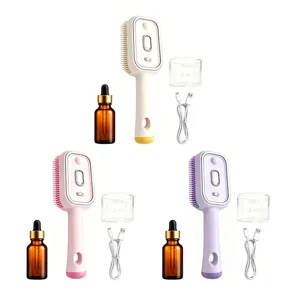 Set pettine per massaggio cuoio capelluto a nebbia elettrica per la cura dei capelli.