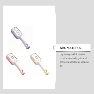 Brosse de massage capillaire électrique avec poignée ABS, soin doux pour des cheveux lisses.