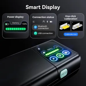 Portable A4 thermal printer wireless mobile mini printer Bluetooth device with smart display