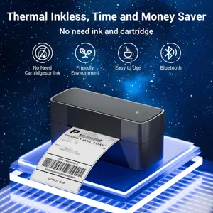 Thermisches Bluetooth-Versandetikettendrucker für effiziente Büro- und Geschäftsanwendung.