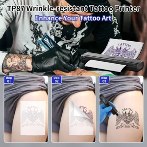 Phomemo TP87 portable bluetooth tattoo printer thermal stencil machine for professional use.