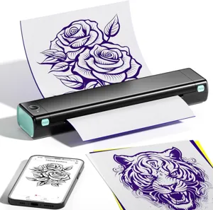 Portable mini thermal printer wireless A4 tattoo printer mobile office document printer
