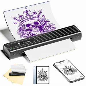 Imprimante de transfert de tatouage Bluetooth portable machine a pochoir pour studio pro.