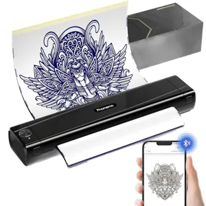 Phomemo portable thermal tattoo printer Bluetooth wireless machine for professional tattoo artists.