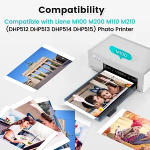 Liene photo printer compatible photo paper and accessories for high quality instant printing.