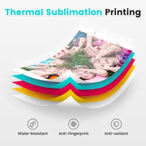 Thermal sublimation photo paper with multi-layer structure, water-resistant and anti-fingerprint.