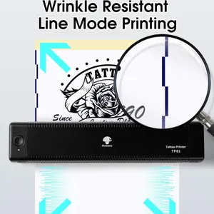 Portable Tattoo Stencil Printer Bluetooth Wireless Thermal Printer Small Professional Tattoo Equipment