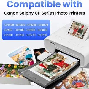 Papier photo compatible pour imprimante thermique Canon Selphy CP1500 CP1300 6 pouces.